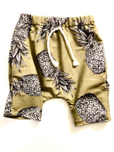 Pineapple Beach Bum Pocketed Harem Shorts