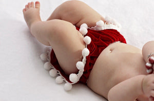 Santa Baby Pom Shorties